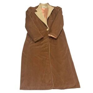 Wellington Fashions Kashmiracle vintage long cashmere like button 70s co…